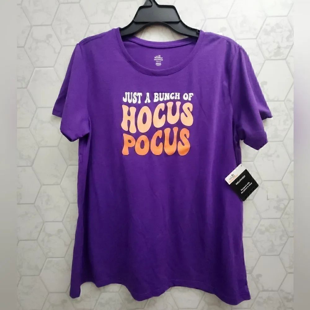 New Halloween Hocus-Pocus Women's T-Shirt, Size L